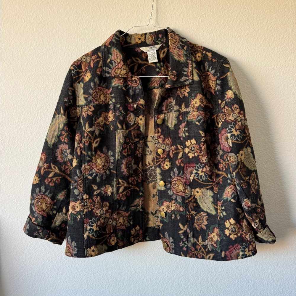 Floral Women's Jean Jacket